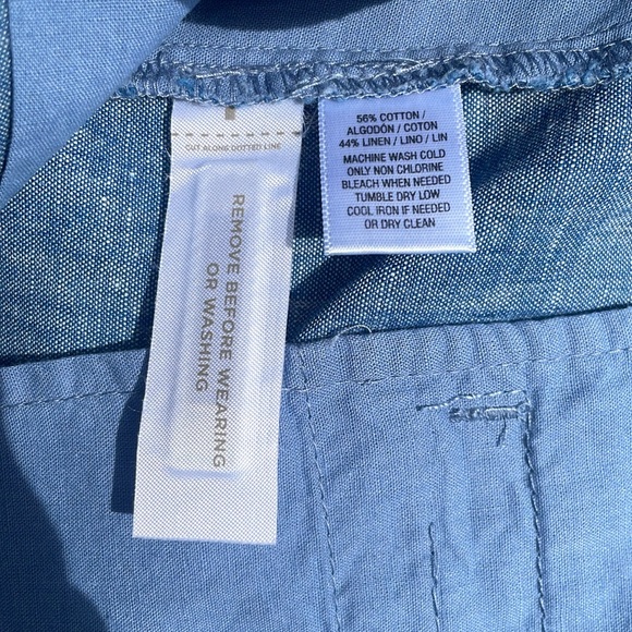 LOFT Riviera blue scalloped short - Picture 6 of 6